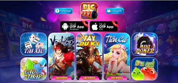 Tải app Big777 Club trên hệ điều hành iOS hoặc Android